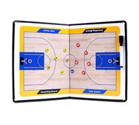 Basketball Dry Erase Board for Coaches, Coach Clipboard, Training Equipment, with Magnetic Chess Pieces, Light and Portable
