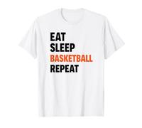 Basketball Eat Sleep Play Repeat Athlete Mindset T-Shirt