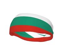 Basketball Elastic Headband, Bulgarian Flag Unisex Sports Headband, Sports Running Cycling Yoga Fitness Sweat-Absorbent Band,