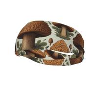 Basketball Elastic Headband, Enchanted Morel Unisex Sports Headband, Sports Running Cycling Yoga Fitness Sweat-Absorbent Band,