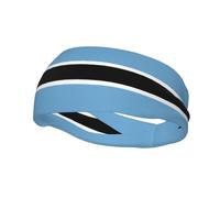 Basketball Elastic Headband, Flag of Botswana Unisex Sports Headband, Sports Running Cycling Yoga Fitness Sweat-Absorbent Band,