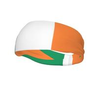 Basketball Elastic Headband, Irish Flag Unisex Sports Headband, Sports Running Cycling Yoga Fitness Sweat-Absorbent Band,