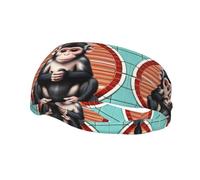 Basketball Elastic Headband, The Silent Monkey Unisex Sports Headband, Sports Running Cycling Yoga Fitness Sweat-Absorbent Band,