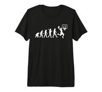 Basketball Evolution, Evolution of man to Basketball Premium T-Shirt