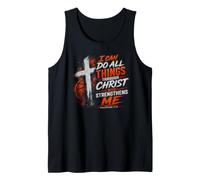 Basketball Faith I Can Do All Things Through Christ Tank Top