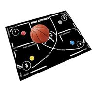 Basketball footstep mat - Portable training aid for agility and for speed, coordination, exercise skills and reflexes | Non-slip rubber mat Voø? teen and adult