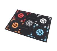 Basketball Footwork Training Mat, Non-slip Rubber Pad with Point Reminder, Step Control & Foot Grip Practice System for Ball Players