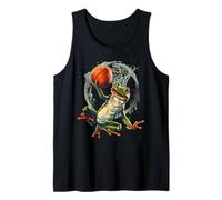 Basketball Frog Toad Slam Dunk Artwork Basketball Hoop Tank Top
