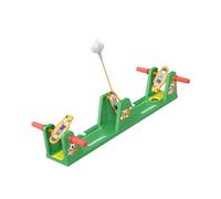 Basketball Game Toy for Children Interactive Football Board Two-Player Desktop Athletics Game Educational Strategy in PP Suitable for Learning, Green