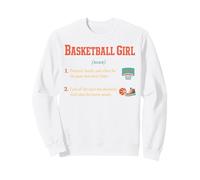 Basketball Girl definition Player Theme cozy woman Sweatshirt