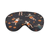 Basketball Girl Pattern Eye Mask Sleep Mask for Side Sleeper Women Men Pressure-Free & Light Block-Out Blindfold Soft Comfortable Eye Covers Breathable Blindfold Adjustable