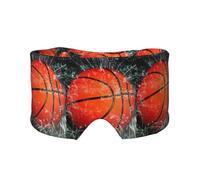 Basketball Glass Breaking Window, Full Eye Covers Light Blocking Eye Mask Sleep Eye and Ear Muffs