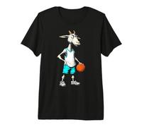 Basketball Goat Premium T-Shirt