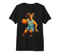 Basketball Goat Premium T-Shirt