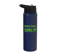 Basketball Goblin Funny Back to School Athletic Student Gear Stainless Steel Insulated Water Bottle