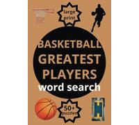 Basketball Greatest Players Word Search: Basketball Themed Word Find Book for Fun