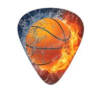 Basketball Guitar Picks 12 Pcs, Acoustic Essential Thick And Thin Plectrums Students 0.46 0.96 0.71 M