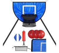 Basketball Hoop - Basketball Hoop with Trampoline, Basketball Set with Trampoline | Basketball Hoop Goal Kit for Trampoline, Indoor Basketball Hoop Waterproof, Tramp Accessory