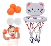 Basketball Hoop For Bathtub - Cartoon Bathtub Basketball Net | Portable Water Play Set Interactive Bathroom Game For Preschool Home Kindergarten Bedroom
