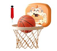 Basketball Hoop for Kids, Indoor Electronic Scoreboard Basketball Hoop for toddler, Mini Basketballhoop for Door with Automatic Scoring for Bedroom Office Home Minihoop Game Toy