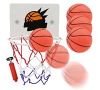 Basketball Hoop for Kids - Technicals Suction Cup, Manual Air Pump Included Kit, Deep Semantic Recreationals Activity, Secondary Material Feature | Indoor Basket for Classroom & Bedrooms