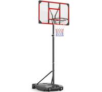 Basketball Hoop for Kids Yohood Basketball Hoop and Stand Outdoor 147-260cm Height Adjustable Portable Enlarged Base for Kids Teenagers Youth Adults Backyard Driveway Indoor Garden