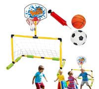 Basketball Hoop for Pool,Water Basketball Hoop | with Pump and Football Waterproof Portable Door Frame for Lake Beach Gym Backyard Kids Adults School