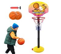 Basketball Hoop for - Portable Basketball Stand for Kids | Adjustable Height Design Net Anti-Weather Durable, Stable Rolling Base, Indoor Sports Activity