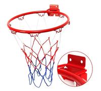 Basketball Hoop - Metal Hanging Mini Backboard with Net,Screws | Easy to Install Over-the-Door Sports Training Set | Durable Effortless Hoop for Indoor Outdoor Play
