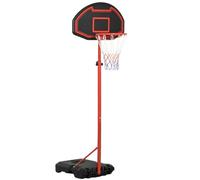 Basketball Hoop Outdoor with Weighted Base, Wheels, 1.55-2.1m | Portable hoop and stand for teens, juniors and adults