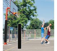 Basketball Hoop Padding - Adhesive Post Protector for 2.75-8.6 Inch Poles, Orange Wrap for Enhanced Sports Safety & Injury Prevention, and Easy to Install