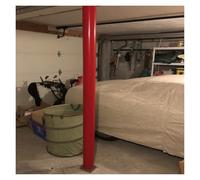 Basketball Hoop Padding,Customizable Weatherproof Basketball Pole Padding Wrap, Fits 3-10" Diameter, Foldable & Reusable, 2-6 FT Outdoor Cushion for Enhanced Safety & Protection