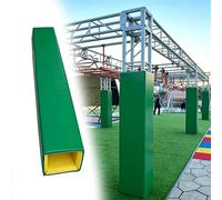 Basketball Hoop Padding for Square Pole, 5 ft Foam Column Protector, 4 Side Wrapped Cushion Pad for Outdoor Indoor All-Weather Use