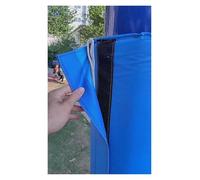 Basketball Hoop Padding,Heavy Duty Detachable Pole Padding - 6" Round Weatherproof Post Pads for Metal, Wood & Concrete Columns - Anti-Collision Protector Cover (Blue, H-6', Dia 10.5")