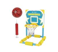 Basketball Hoop Pool Game, Portable Floating Water Set, 25x34x25cm Accessory, Fun Aquatic Sport Station for Summer Poolside Play, Active Exercise, and Family Gatherings