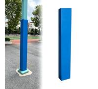 Basketball Hoop Post Padding, 4 Sides Basement Pole Cover, 6ft Tall Square Beam Wrap, Crash Cushion for Schools, Flame-Retardant & Waterproof All-Weather