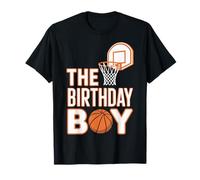 Basketball Hoop The Birthday Boy Athletic Youth Sports Play T-Shirt