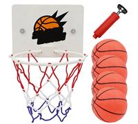 Basketball Hoop - Wall Suction Cup | PP No Drilling Playset - Indoor Mini Basketball Board with Balls and Pump for Boys Girls Home Bathroom Bedroom Room Cla