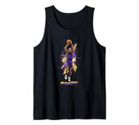 Basketball in Purple and Yellow Hollywood JUMPSHOT Tank Top