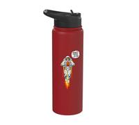 Basketball in Space - Gravity Check WE Have Lift Off Stainless Steel Insulated Water Bottle