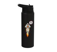 Basketball in Space - Gravity Check WE Have Lift Off Stainless Steel Insulated Water Bottle