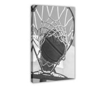 Basketball Inspiration Canvas Poster Bedroom Decor Landscape Office Room Decor Gift 12x18inch(30x45cm)