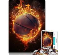 Basketball Jigsaw Puzzles for Adults Teenagers Jigsaws Puzzle,Help The Brain Exercise Addictive Toys to Cultivate Patience A Work of Art (38x26cm)