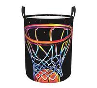 Basketball Laundry Basket Hamper Large Kids Storage Basket Toy Organizer Bins For College Dorms, Boys Girls Baby Bedroom,Bathroom