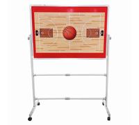 Basketball Lineup Cards Marker Boards, Basketball White Board, Easy to Move, with Wheels, Reinforced Aluminum Alloy Frame, Sturdy and Durable, for Teaching