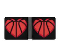 Basketball Love Men's Wallet Bifold Pocket Slim Purse Women