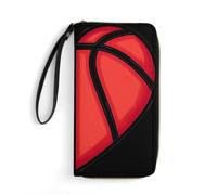 Basketball Love Womens Long Wallet Wristlet Clutch Purse