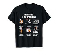 Basketball Lover Man Woman Funny Things I Do in My Spare T-Shirt