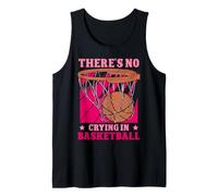 Basketball Lover Sport Kids There is No Crying in Basketball Tank Top