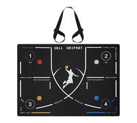 Basketball Mat, Skill Practice Pad, 86x120cm, Dribble Trainer, Bounce Top, Footstep Guidance, For Dribbling Drills, Skills Development, Home Practice, Training Segments